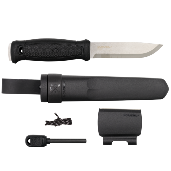 Morakniv | Garberg Black S Knife with Survival Kit
