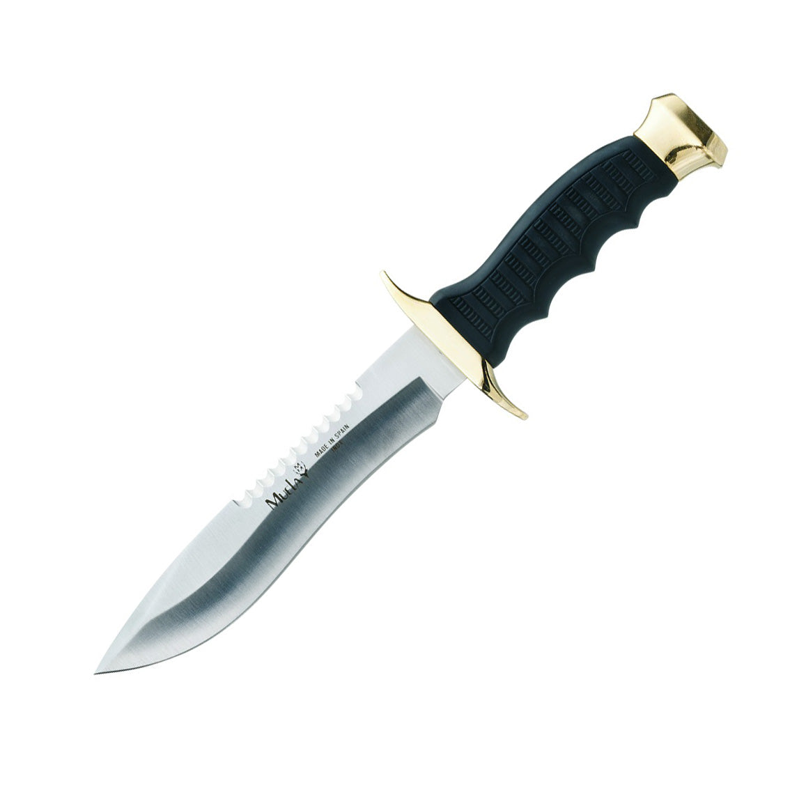 Muela | Tactical Knife 16 with Black Zamak/Rubber handle