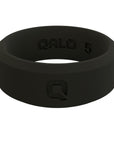 QALO | Women's Modern Black Q2X Ring