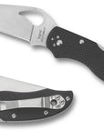 Spyderco | Byrd Harrier 2 Knife Black Handle - Plain Blade