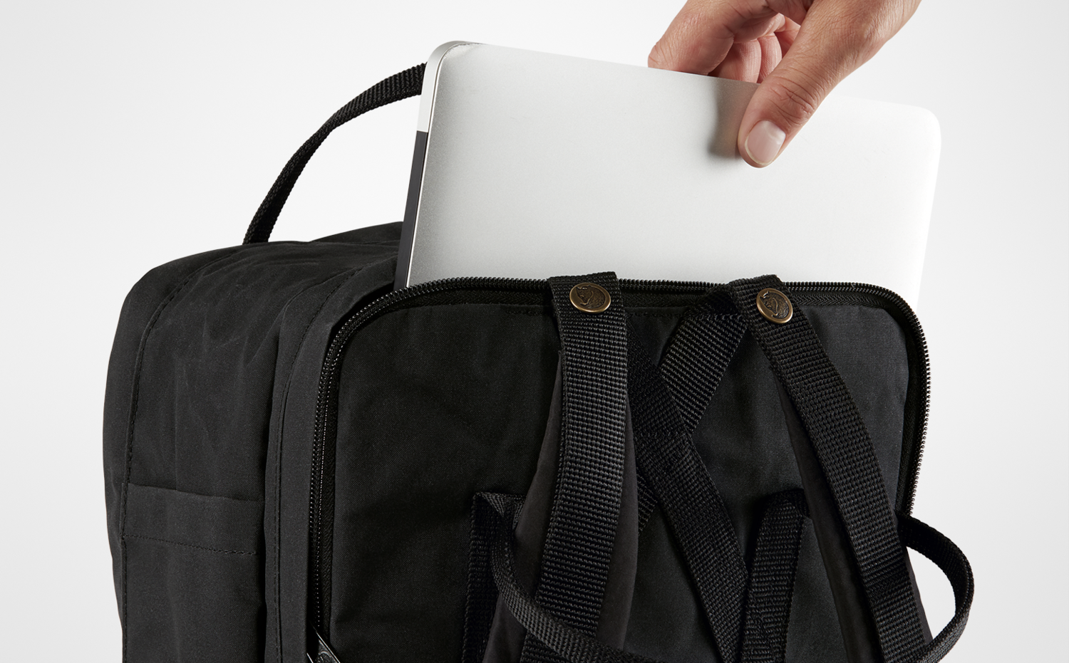 Kanken laptop 13 black top