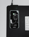 KeySmart | TaskPad Wireless Charging Desk Pad Black