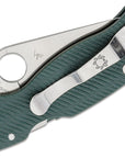 Spyderco | Para 3 (Sprint) Green G-10 Knife Handle - Plain Blade