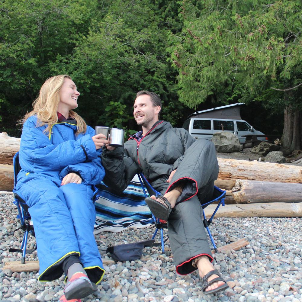 Selk'bag | Lite 6G Blue Evening Wearable Sleeping Bag
