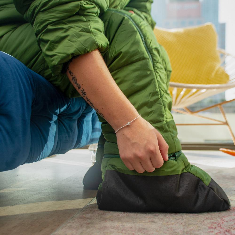 Selk'bag | Original 6G Green Pasture Wearable Sleeping Bag