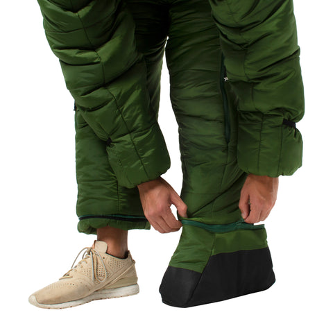 Selk'bag Original 6g Wearable Sleeping Bag Green Pasture x Large