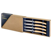 Opinel | Table Chic Box Set of 4 Steak Knives (Polished Blade) 10cm - Ashwood