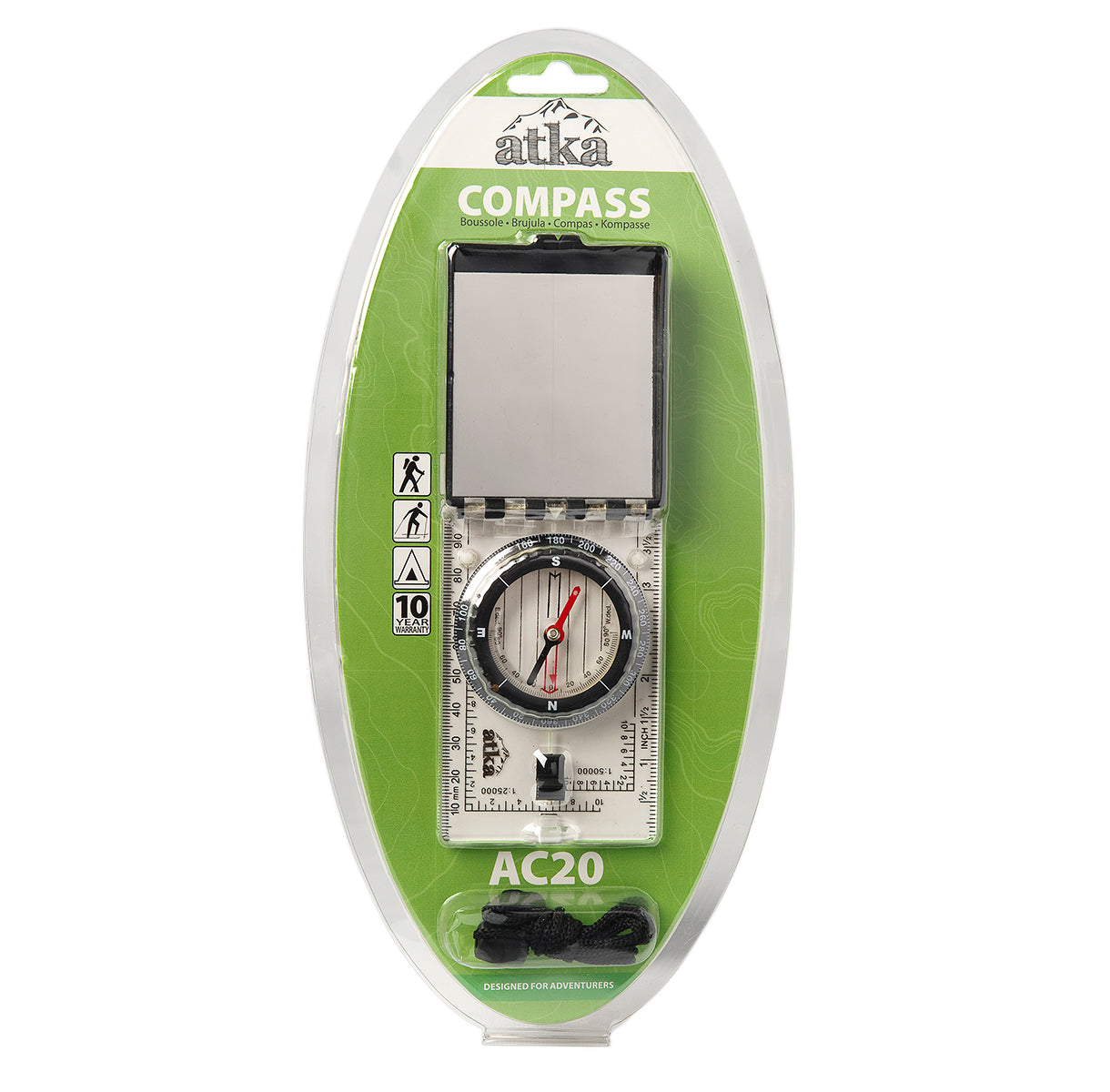 Atka | AC20 Professional Folding Compass