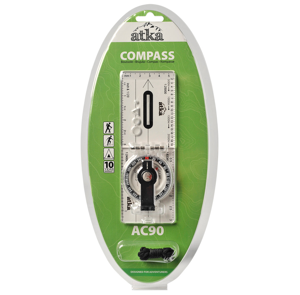 Atka | AC90 Baseline Folding Compass