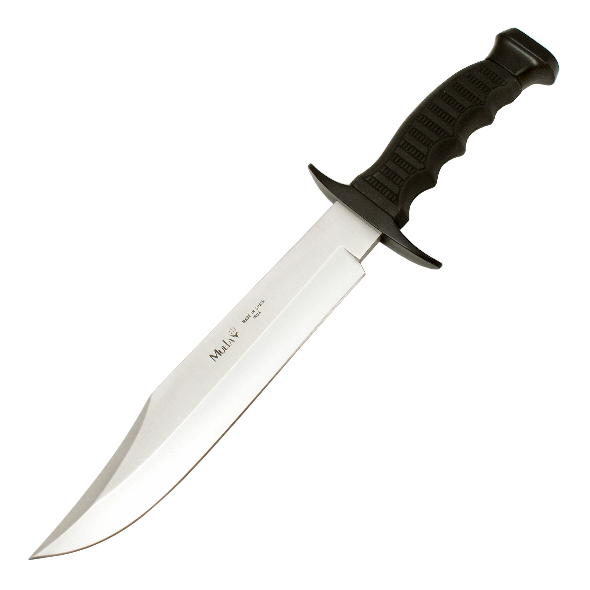Muela | Defender 22 Black Zamak - Rubber Handle Knife