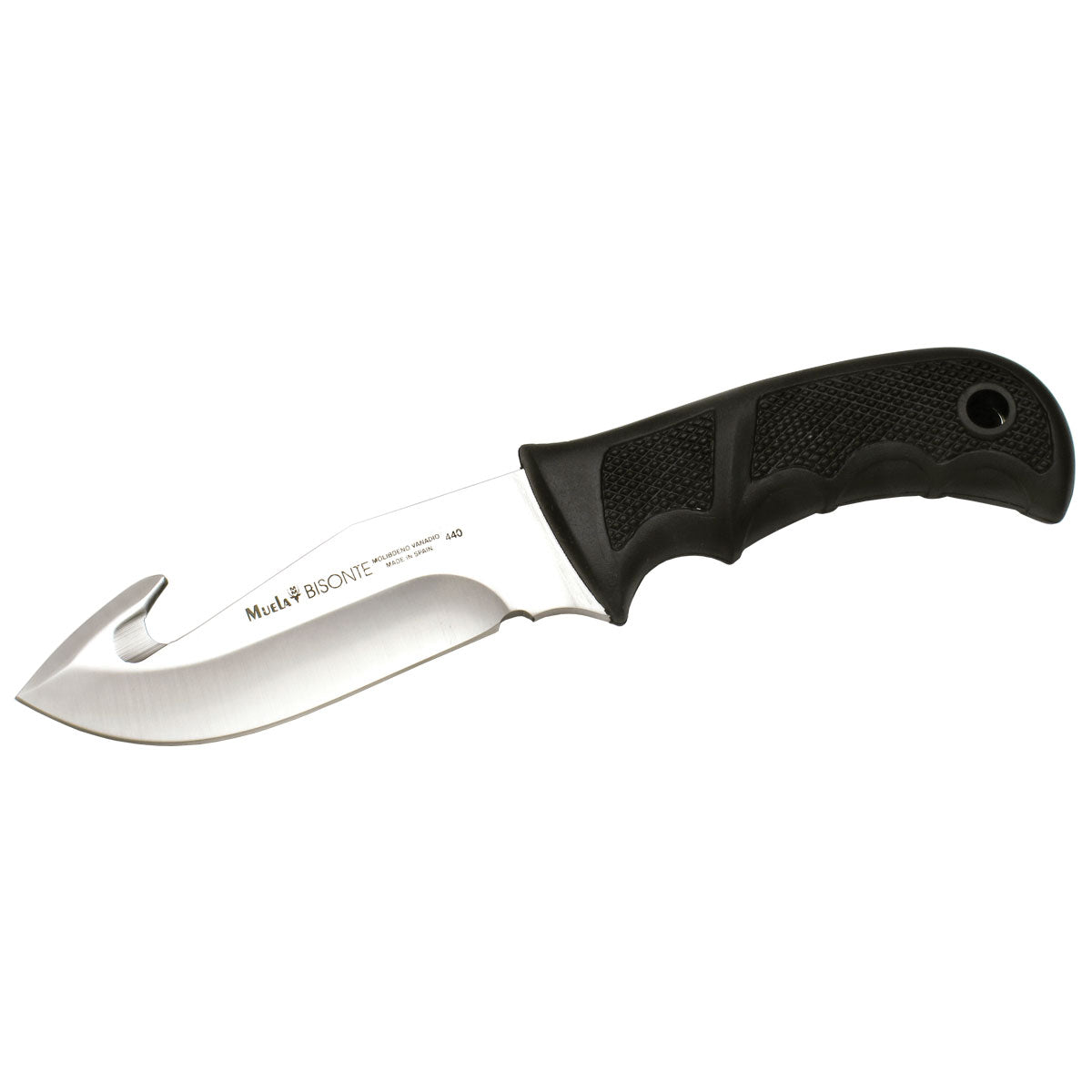 Muela | BISONTE-11G - Black Handle Knife