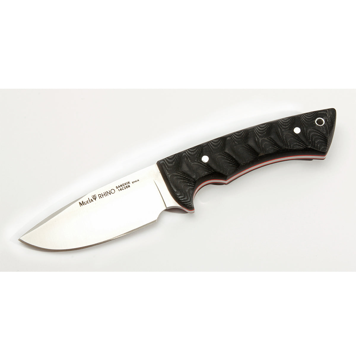 Muela | RHINO Knife - 10SV.M - Black Handle