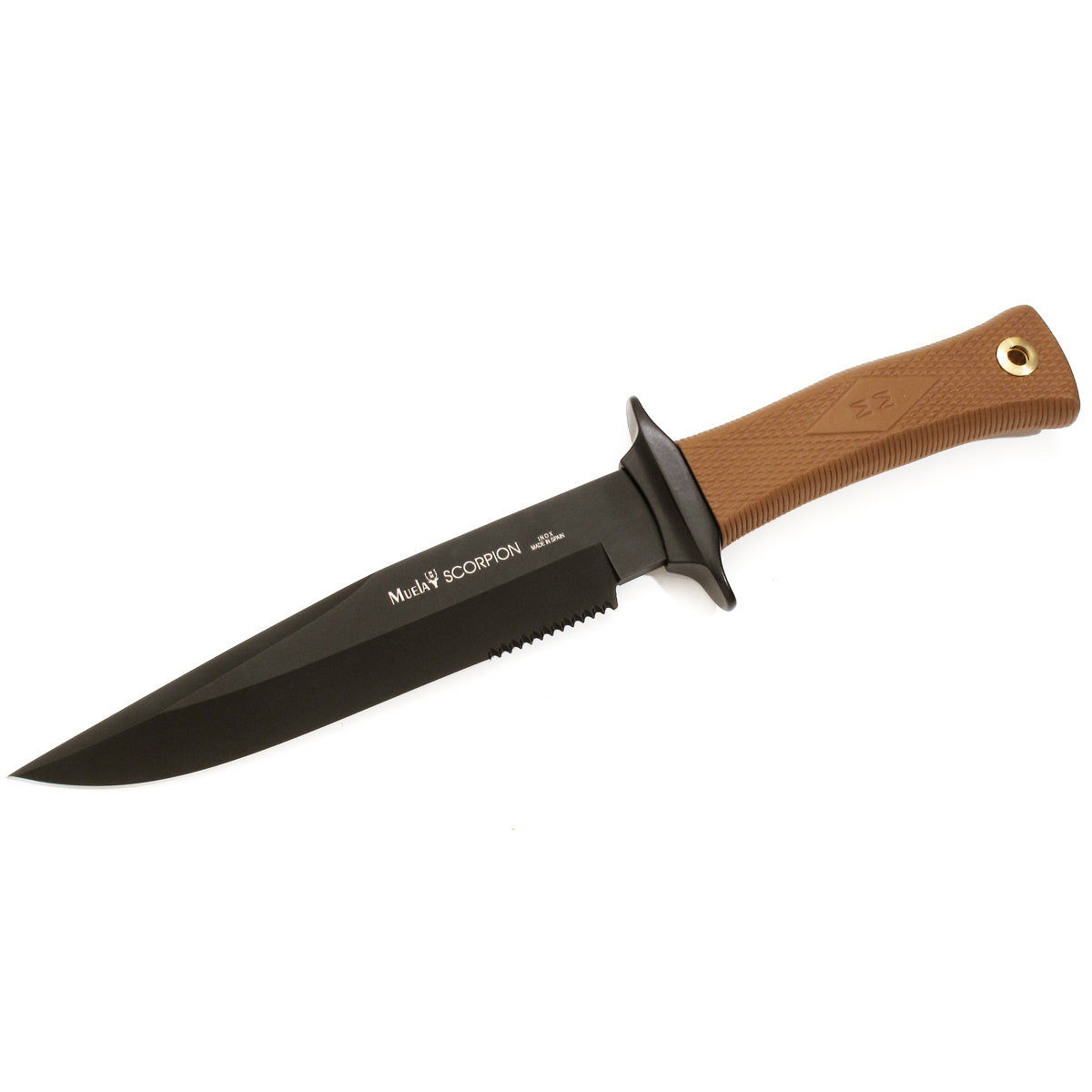 Muela | Scorpion Knife - 18NM - Tefloned Blade w/ Desert Sheath