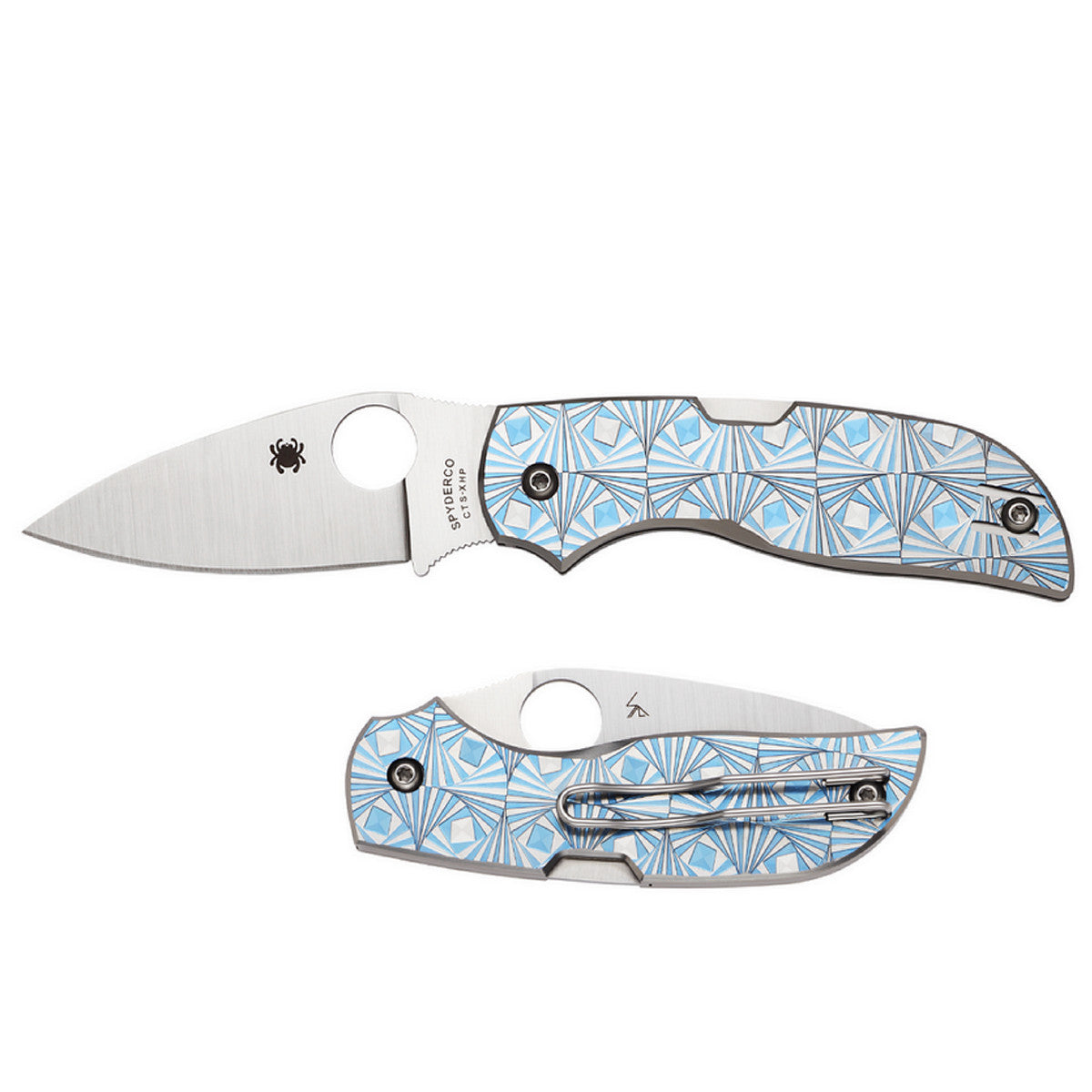 Spyderco | Chaparral Knife Blue Step Titanium