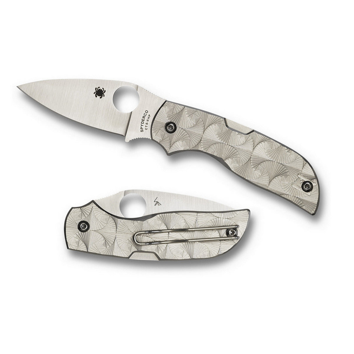 Spyderco | Chaparral Knife Stepped Titanium CTS XHP - Plain Blade