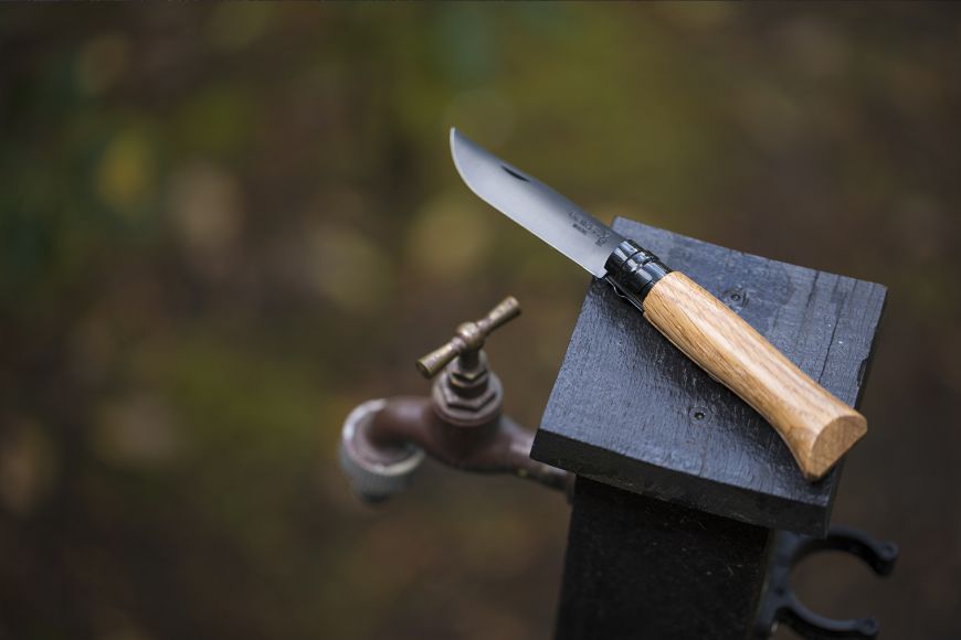 Opinel | Traditional Knife #08 Black Oak Edition S/S Black Finish 8.5cm