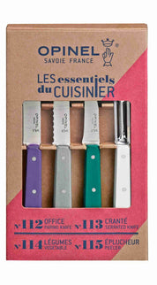 Opinel | Les Essentiels Art Deco S/S Kitchen Knife Set (#112, #113, #114, #115)