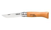 Opinel | Traditional Knife #08 Carbon Steel 8.5cm + Sheath in Wooden Gift Box