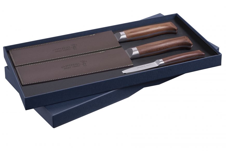Opinel | Les Forges 1890 3pc Knife Set (Chef, Carving, Paring)